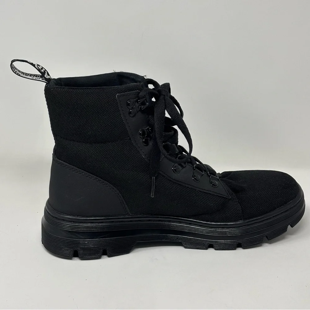 Dr. Martens Combs Women’s Pooh Casual Black Lace Up Boots Size 9 - Picture 7 of 11